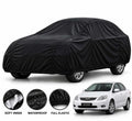 Toyota Corolla car cover in Black — Veloura waterproof parachute