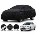 Toyota Corolla car cover in Black — Veloura waterproof parachute
