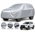 Toyota Corolla Cross car cover in Silver — Veloura waterproof PVC cotton