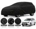 Toyota Fielder car cover in Black — Veloura waterproof microfiber