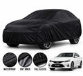 Toyota Mark X car cover in Black — Veloura waterproof parachute