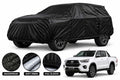 Toyota Vigo Revo car cover in Black — Veloura waterproof parachute