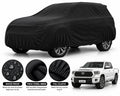 Toyota Tundra car cover in Black — Veloura waterproof microfiber
