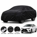 Toyota Yaris car cover in Black — Veloura waterproof parachute