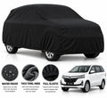 Toyota Avanza car cover in Black — Veloura waterproof microfiber
