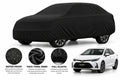 Toyota Corolla car cover in Black — Veloura waterproof microfiber