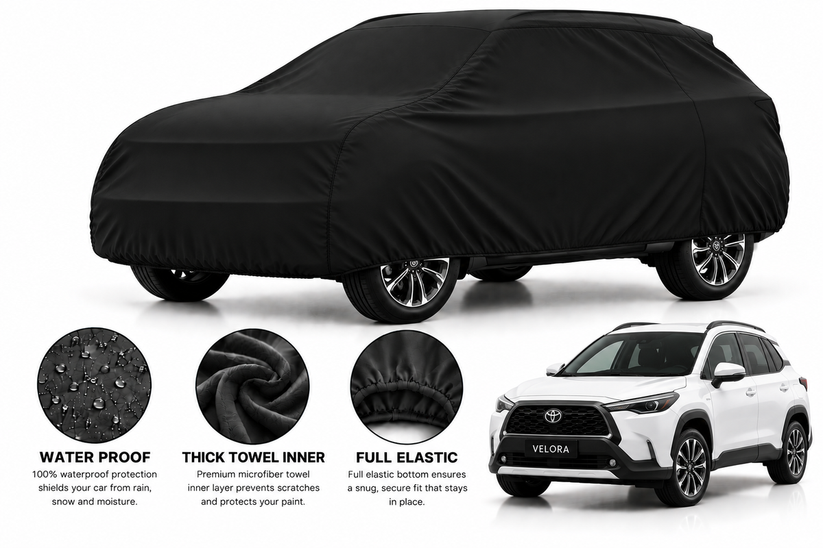 Toyota Corolla Cross Microfiber Anti Scratch & Anti Swirls Water Resistant Top Cover