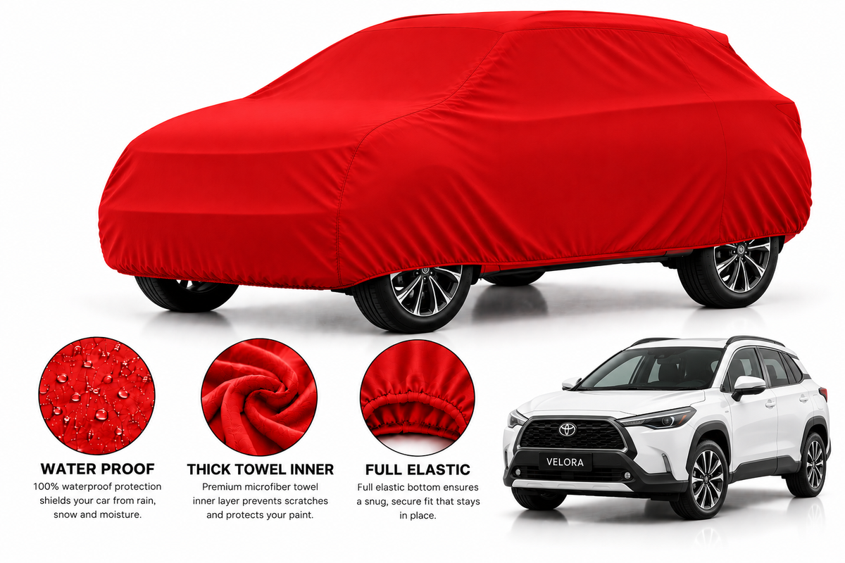 Toyota Corolla Cross Microfiber Anti Scratch & Anti Swirls Water Resistant Top Cover